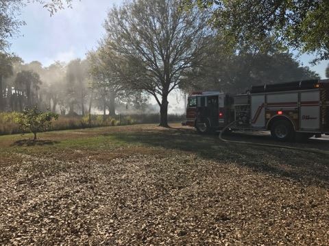 Trowbridge Brush Fire